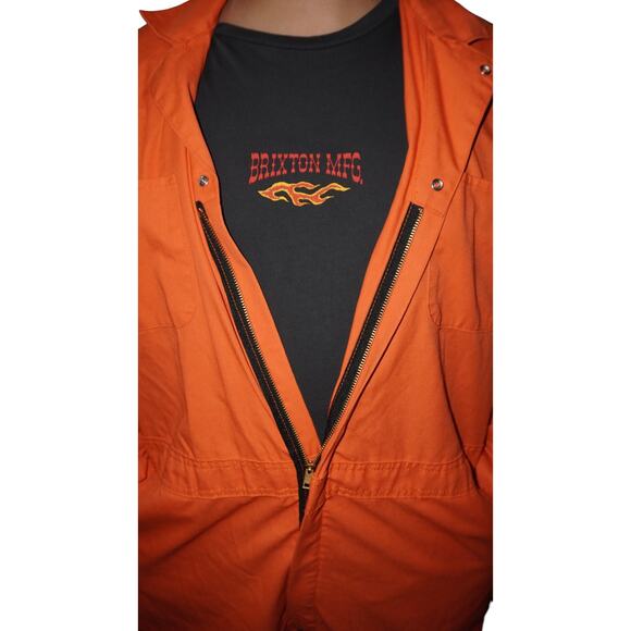 Red Kap Orange Industrial Coveralls Unisex Workwear Jumpsuit 50R Made in Mexico - Picture 6 of 9